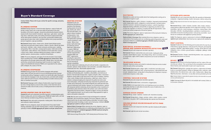 Multi-page brochure design