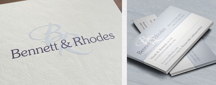 Logo design for CPA/Accounting firm Bennett & Rhodes